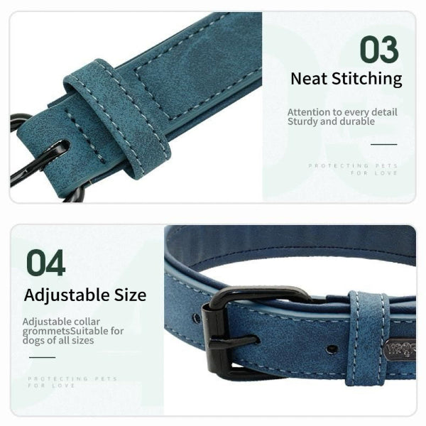 Comfort-First Custom Leather Dog Collar