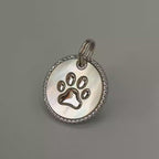 Premium Creative Pet ID Tag - Gold Shell Inlaid, Custom Engraved Anti-Lost, Personalized Jewelry for Cats & Dogs